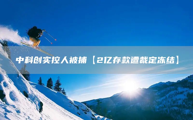中科创实控人被捕【2亿存款遭裁定冻结】(图1)